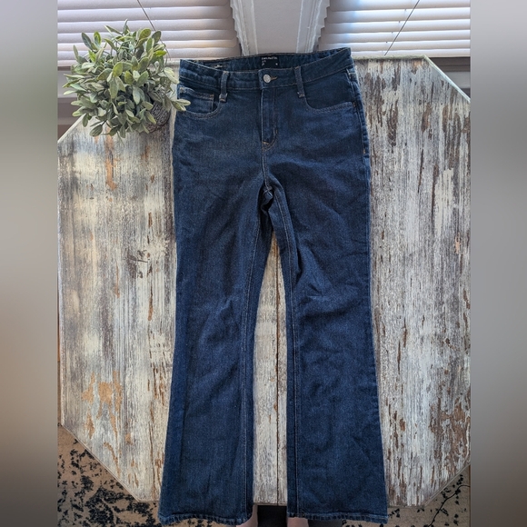 Frank And Oak The Joan Bootcut Jeans Dark Wash Womens 29 - Picture 3 of 11